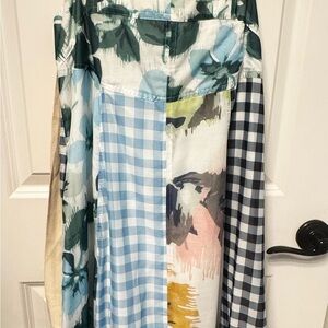 Loewe Multicolor Patchwork A-Line Skirt